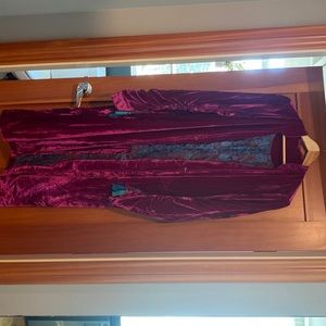 Free People velvet duster